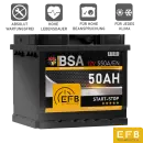 BSA EFB Autobatterie 50Ah 12V Start Stop Autobatterie