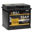 BSA EFB Autobatterie 50Ah 12V Start Stop Autobatterie