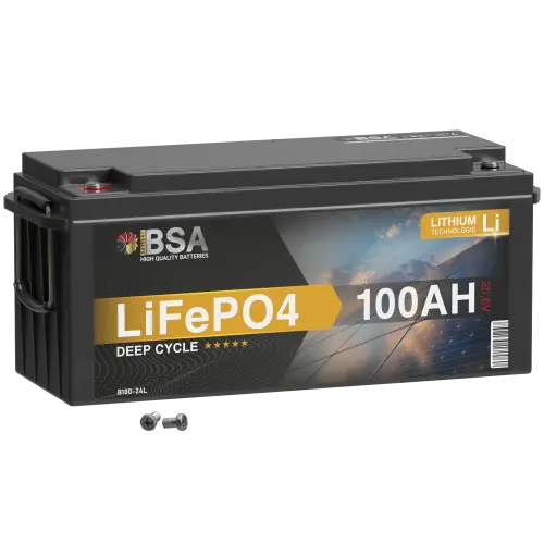 BSA LiFePO4 Batterie 100Ah 24V Lithium Batterie