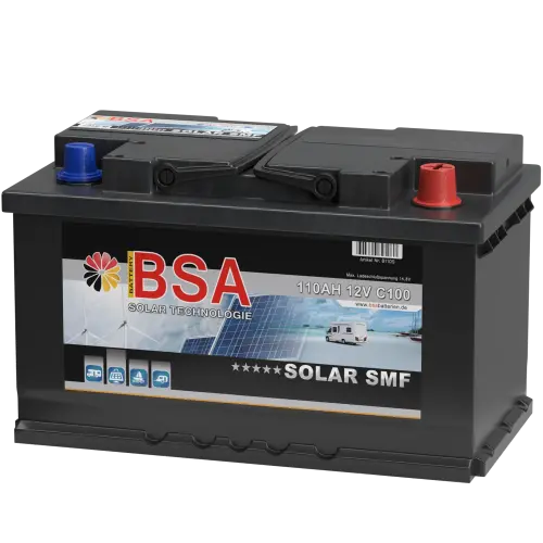BSA Solarbatterie SMF 110Ah 12V Versorgungsbatterie