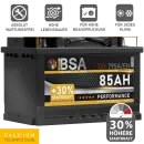 BSA Performance Autobatterie 85Ah 12V
