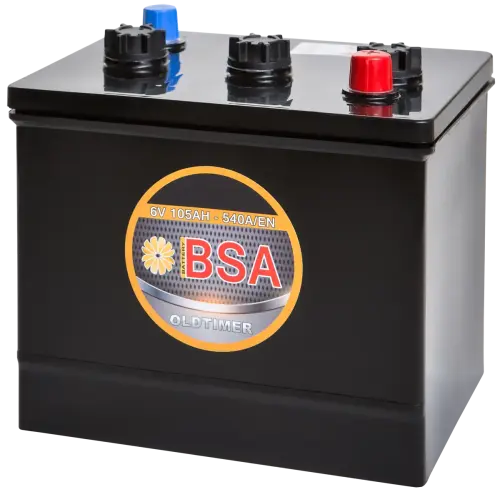BSA Oldtimer Batterie 6V 105Ah Autobatterie