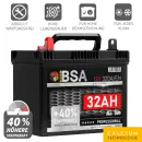 BSA Professional Rasentraktor Starterbatterie 32Ah 12V