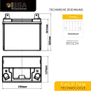 BSA Professional Rasentraktor Starterbatterie 32Ah 12V