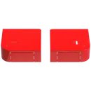 Batterie Polabdeckung +- Rot