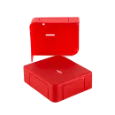 Batterie Polabdeckung +- Rot