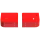Batterie Polabdeckung +- Rot