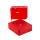 Batterie Polabdeckung +- Rot