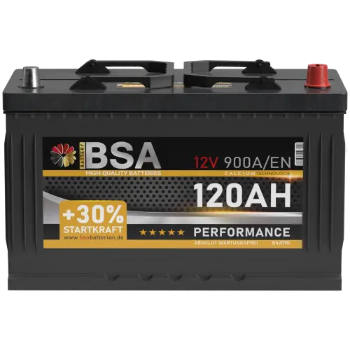 BSA Performance LKW Batterie 120Ah 12V