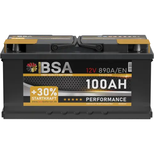 BSA Performance Autobatterie 100Ah 12V