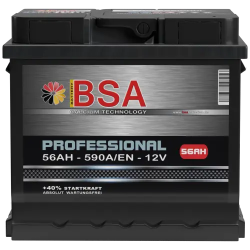 BSA Professional Autobatterie 56Ah 12V