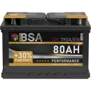 BSA Performance Autobatterie 80Ah 12V
