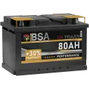 BSA Performance Autobatterie 80Ah 12V