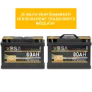 BSA Performance Autobatterie 80Ah 12V