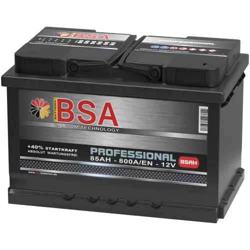 BSA Professional Autobatterie 85Ah 12V