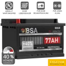 BSA US Professional Autobatterie PPL 77Ah 12V