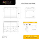 BSA US Professional Autobatterie PPL 77Ah 12V