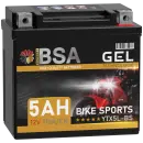 BSA YTX5L-BS Gel Motorradbatterie 5Ah 12V