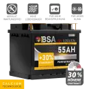 BSA Performance Autobatterie 55Ah 12V