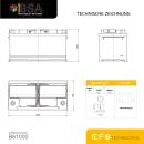 BSA EFB Autobatterie 100Ah 12V Start Stop Autobatterie