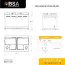 BSA Performance Autobatterie 75Ah 12V