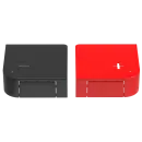 Batterie Polabdeckung + Rot - Schwarz