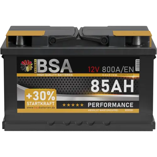 BSA Performance Autobatterie 85Ah 12V