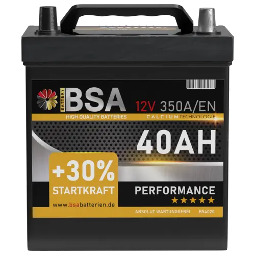 BSA Asia Autobatterie 40Ah 12V PPR Batterie