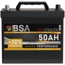 BSA Asia Autobatterie 50Ah 12V PPL Batterie