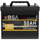 BSA Asia Autobatterie 50Ah 12V PPR Batterie