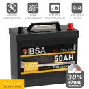 BSA Asia Autobatterie 50Ah 12V PPR Batterie
