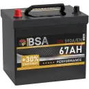 BSA Asia Autobatterie 67Ah 12V PPL Batterie