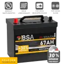 BSA Asia Autobatterie 67Ah 12V PPL Batterie