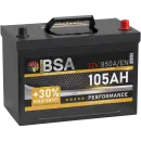 BSA Asia Autobatterie 105Ah 12V PPR Batterie