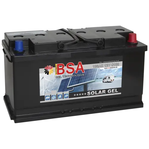 BSA Solarbatterie GEL 100Ah 12V Batterie Gel Akku