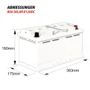BSA Solar DC Solarbatterie 120Ah 12V