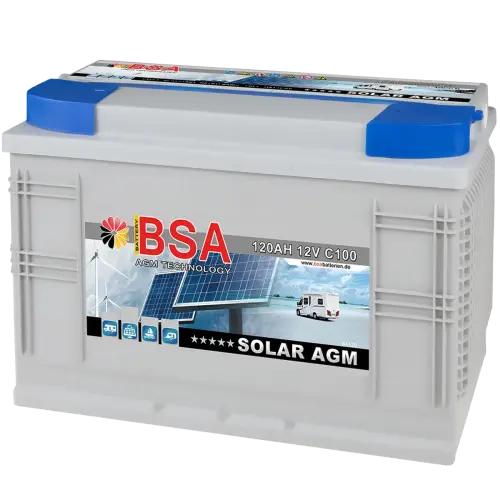 BSA Solarbatterie AGM 120Ah 12V