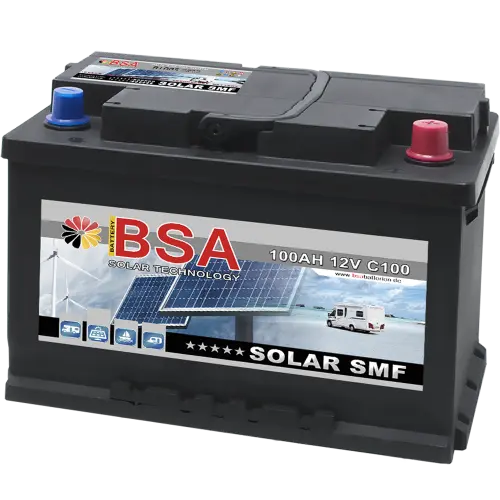BSA Solarbatterie SMF 100Ah 12V Versorgungsbatterie