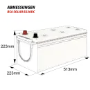 BSA Solarbatterie 220Ah 12V