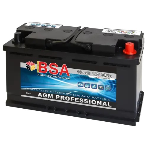 BSA Solarbatterie AGM 100Ah 12V