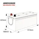 BSA Solarbatterie 170Ah 12V