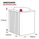 BSA Solar DC Solarbatterie 250Ah 6V
