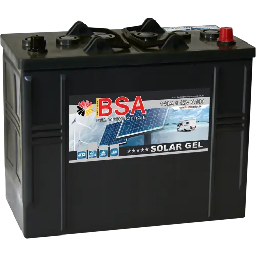 BSA Solarbatterie GEL 140Ah 12V Batterie Gel Akku