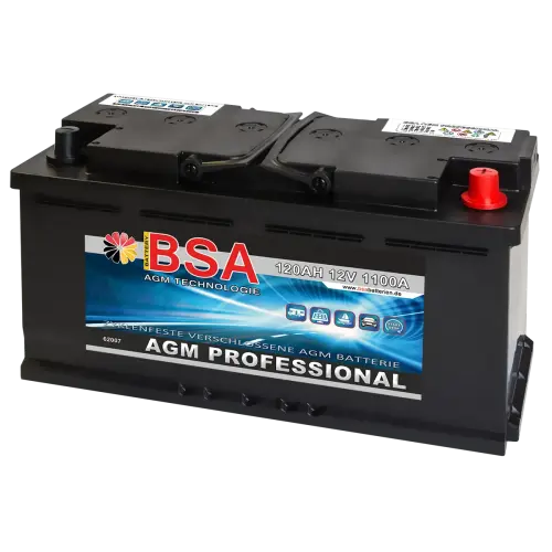 BSA AGM Professional Solarbatterie 120Ah 12V