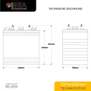 BSA Industrial Antriebsbatterie 260Ah 6V