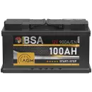 BSA AGM Batterie 100Ah 12V Autobatterie Start-Stop...