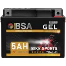 BSA YB4L-B Gel Motorradbatterie 5Ah 12V