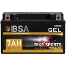 BSA YTX7A-BS Gel Motorradbatterie 7Ah 12V