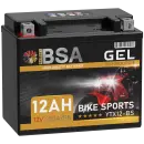 BSA YTX12-BS Gel Motorradbatterie 12Ah 12V