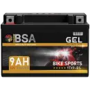 BSA YTX9-BS Gel Motorradbatterie 9Ah 12V